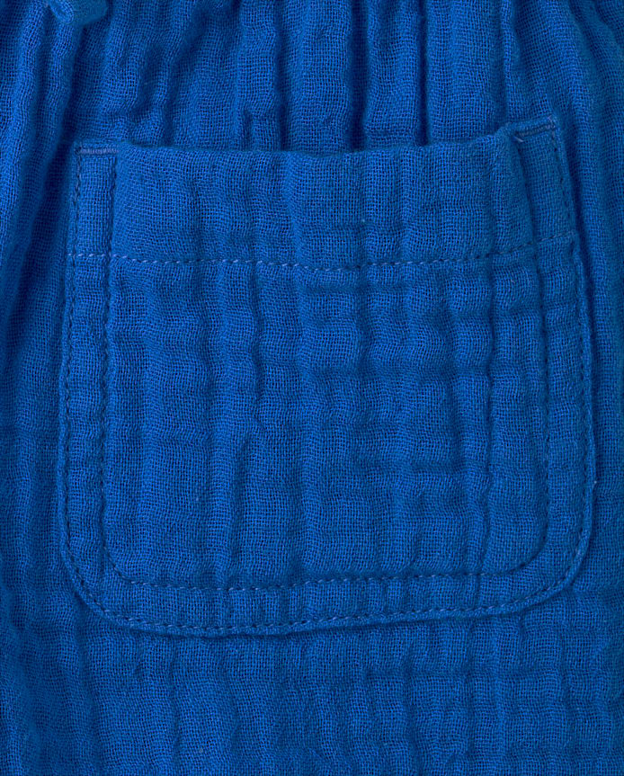 Baby And Toddler Girls Gauze Paperbag Waist Shorts