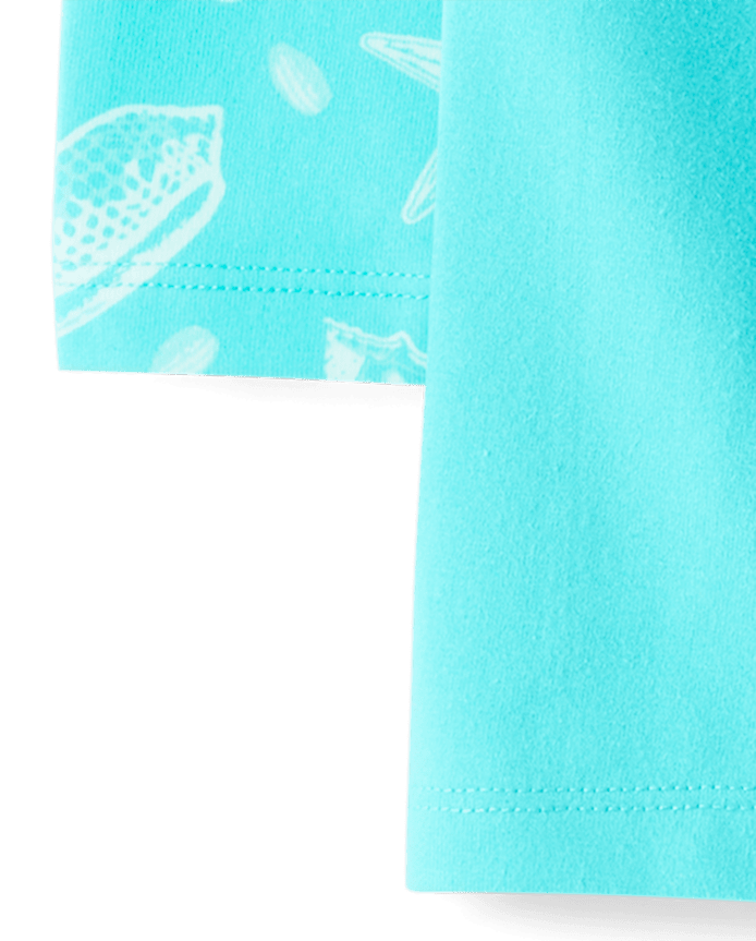 Toddler Girls Seashell Bike Shorts 3-Pack