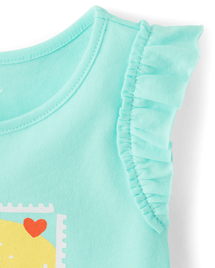 Toddler Girls Lemon Tank Top 3-Pack