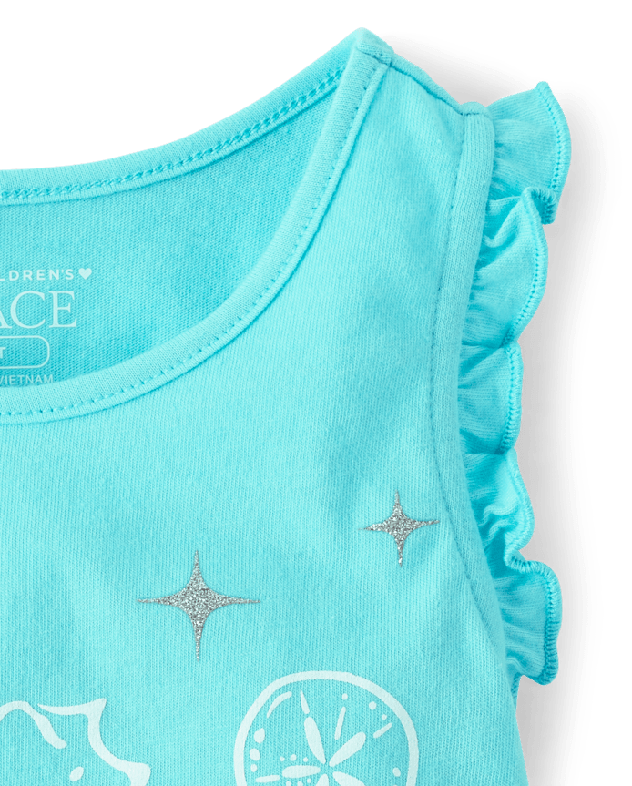 Toddler Girls Sea Creature 2-Piece Outfit Set