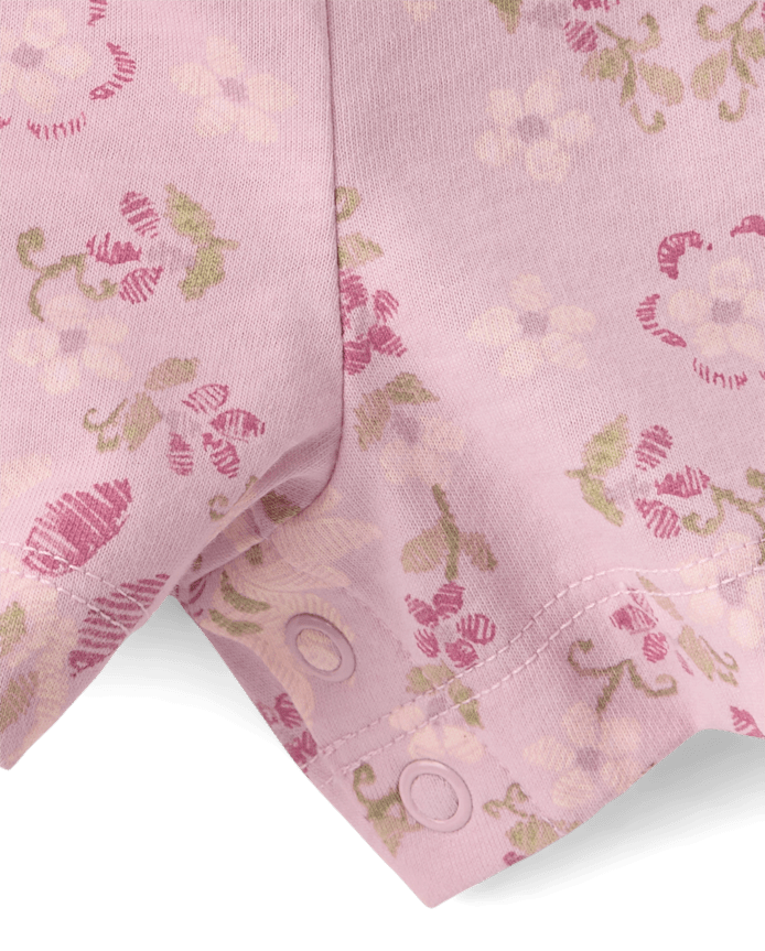 Baby And Toddler Girls Floral Paisley Flutter Romper