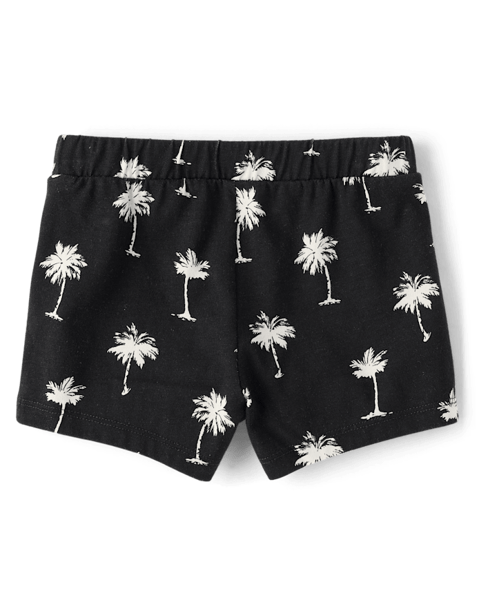 Toddler Girls Tropical Ruffle Shorts 3-Pack
