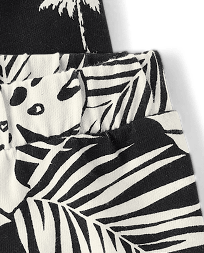 Toddler Girls Tropical Ruffle Shorts 3-Pack