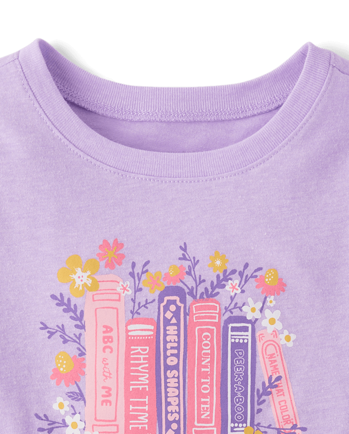 Baby And Toddler Girls Books Graphic Tee