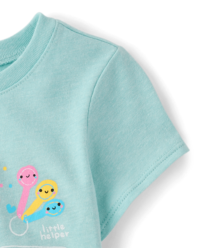 Baby And Toddler Girls Baking Graphic Tee
