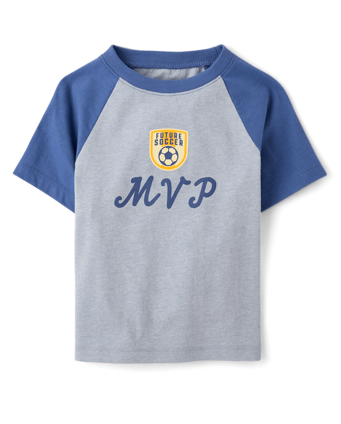 Baby And Toddler Boys MVP Graphic Ringer Tee