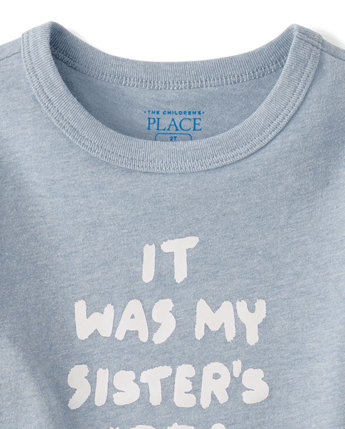 Baby And Toddler Sister's Idea Graphic Tee