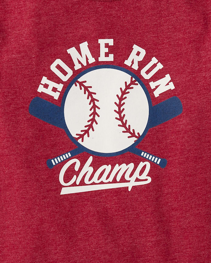 Baby And Toddler Boys Home Run Champ Graphic Tee
