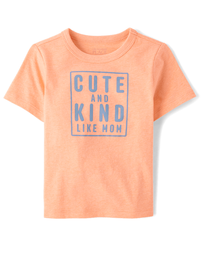Baby And Toddler Boys Kind Like Mom Graphic Tee
