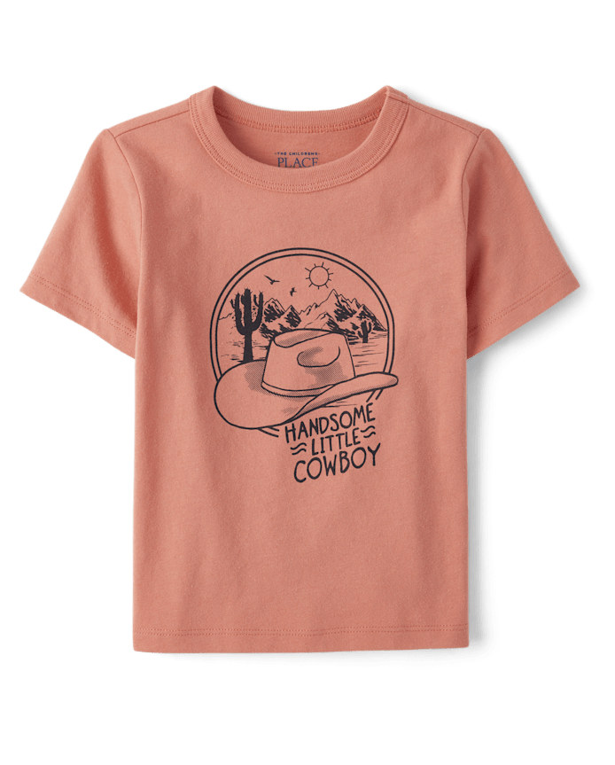 Baby And Toddler Boys Cowboy Graphic Tee