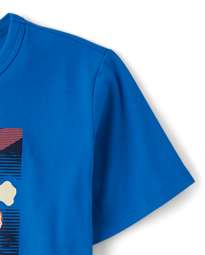 Boys Basketball Net Graphic Tee