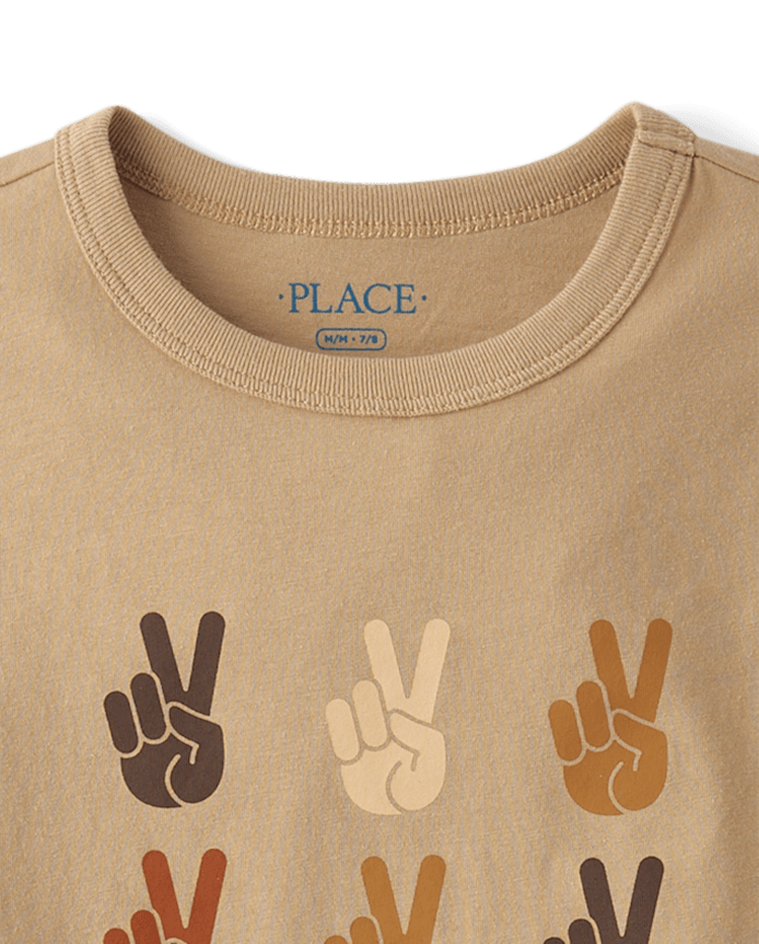 Boys Peace Graphic Tee
