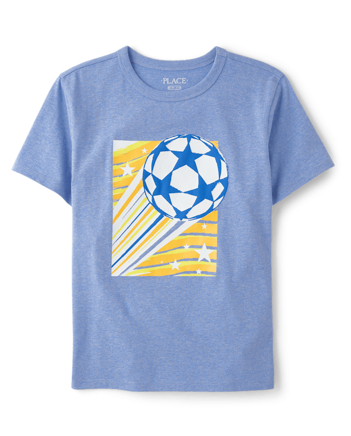 Boys Soccer Ball Graphic Tee