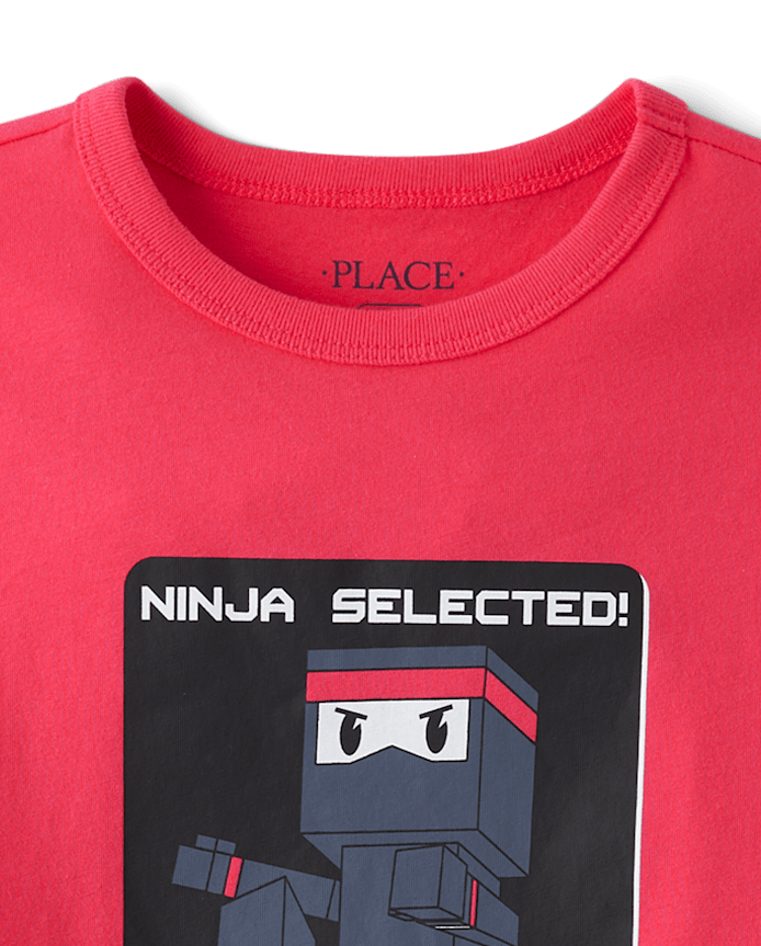 Boys Ninja Video Game Graphic Tee