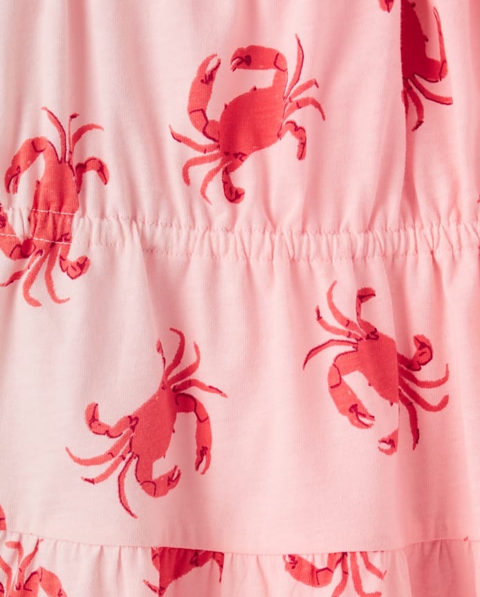 Baby And Toddler Girls Print Ruffle Dress