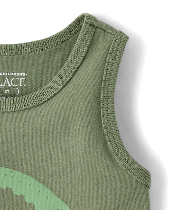 Baby And Toddler Boys Crocodile Tank Top