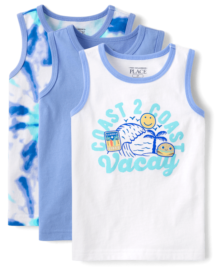 Baby And Toddler Boys Tank Top 3-Pack
