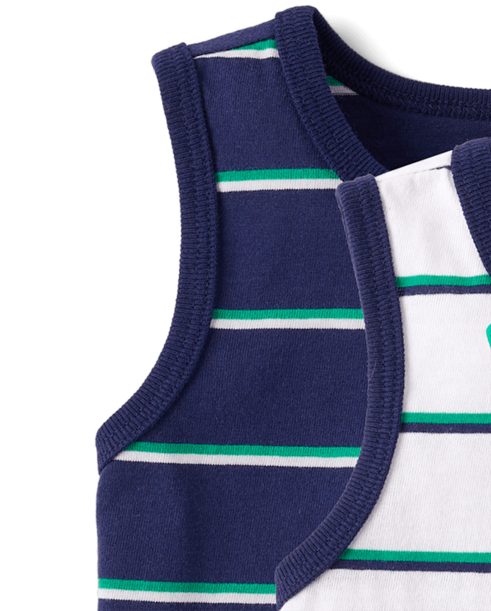 Baby And Toddler Boys Graphic Tank Top 3-Pack