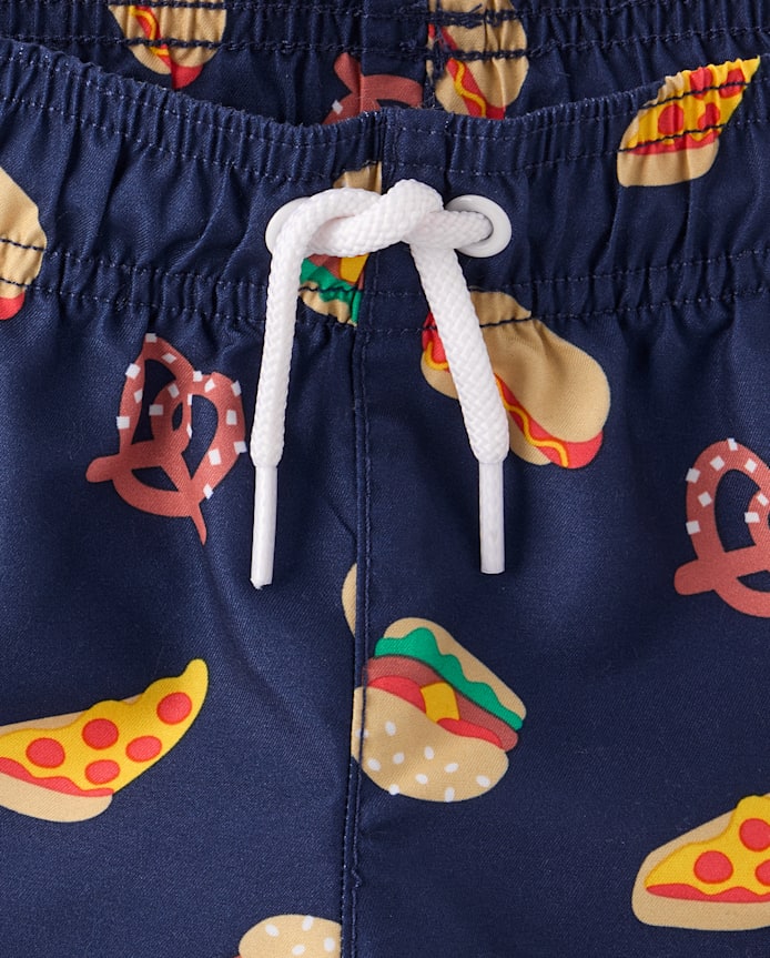 Baby And Toddler Boys Graphic Rashguard Swimsuit