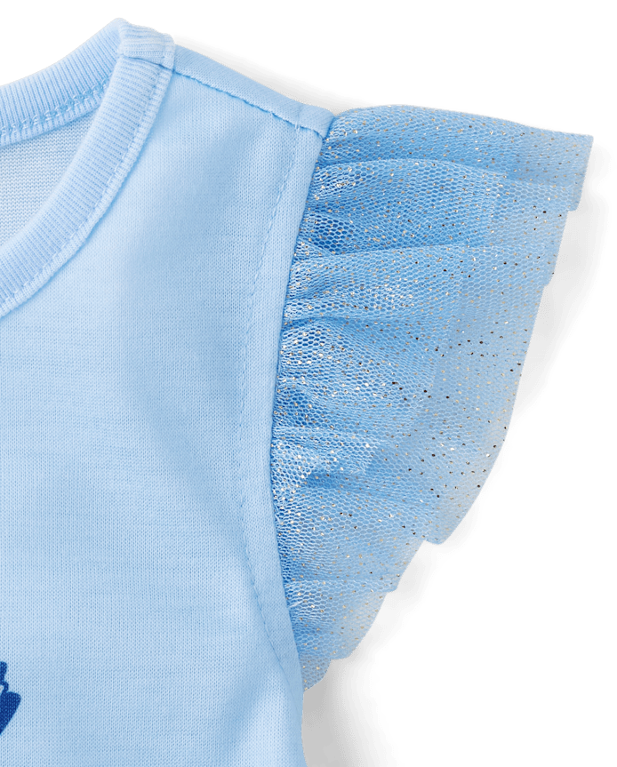 Girls Rainbow Unicorn Mermaid Flutter Nightgown