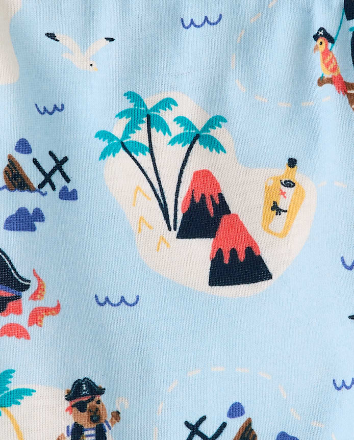 Baby And Toddler Capybara Pirate Snug Fit Cotton Pajamas