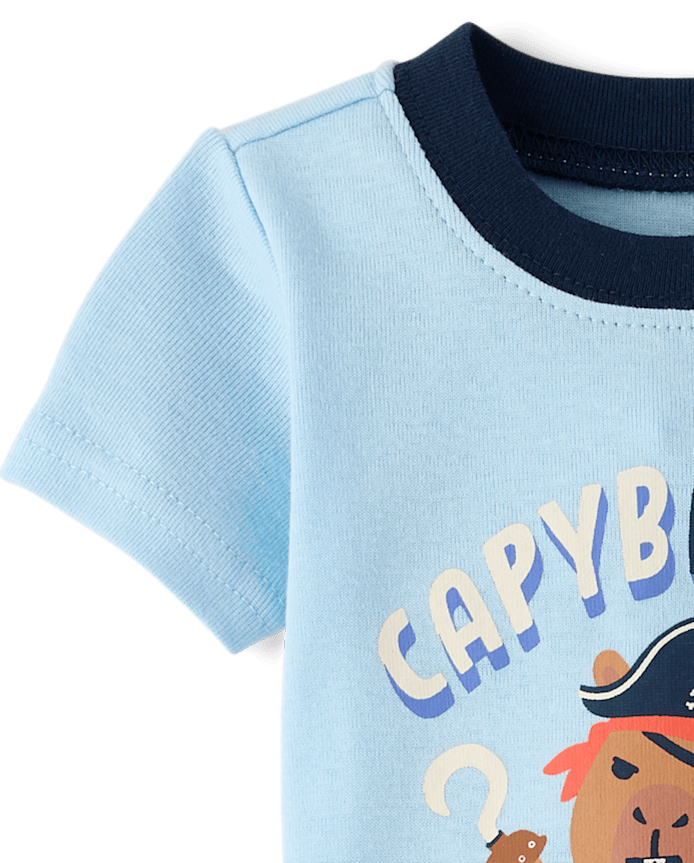 Baby And Toddler Capybara Pirate Snug Fit Cotton Pajamas