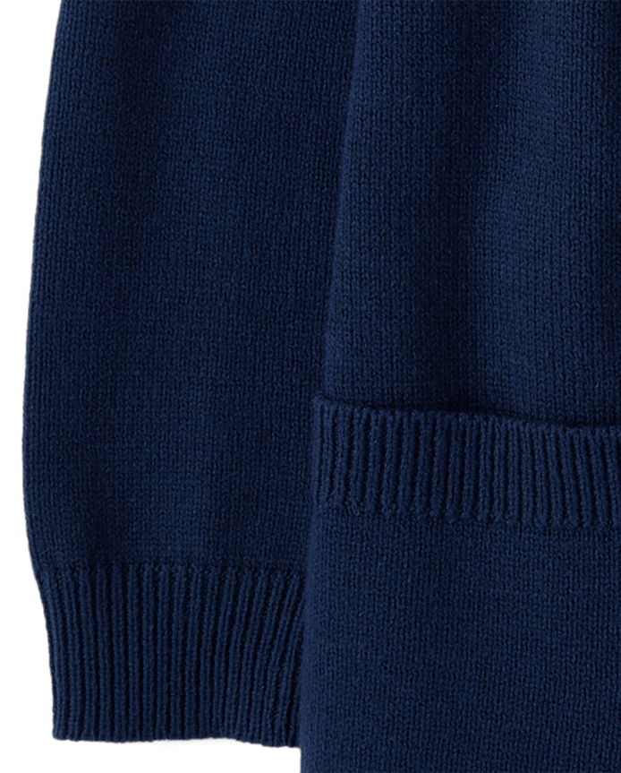Girls Open Front Cardigan