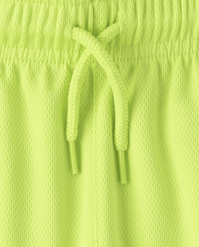 Boys Quick Dry Side Stripe Mesh Active Shorts
