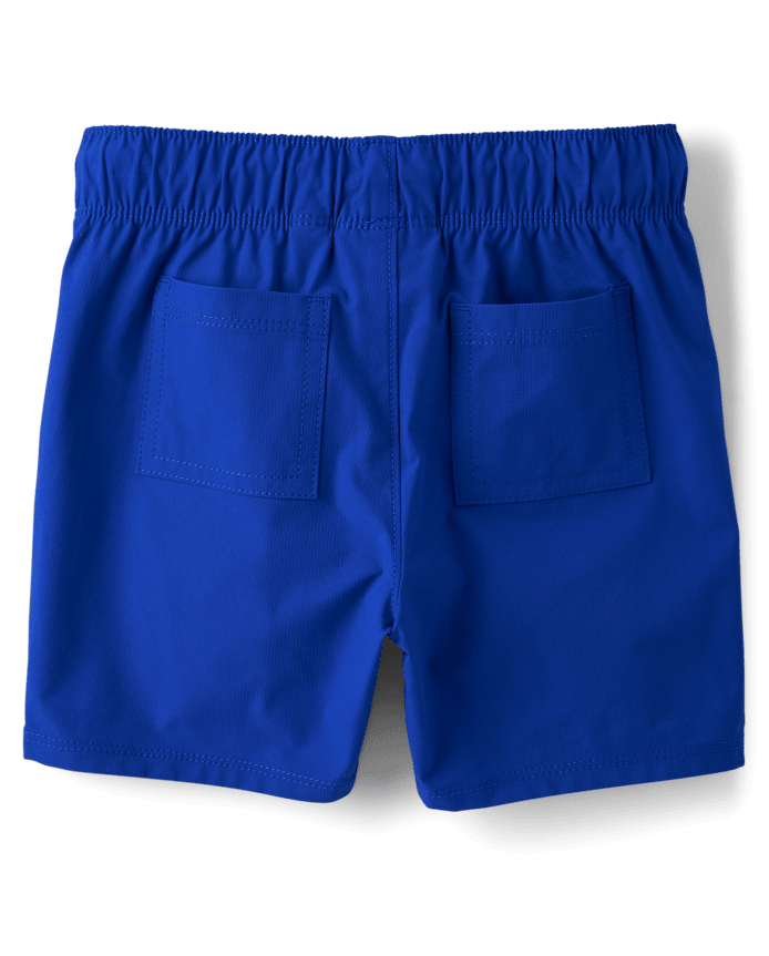 Short de bain pour garçon à séchage rapide en tissu ripstop