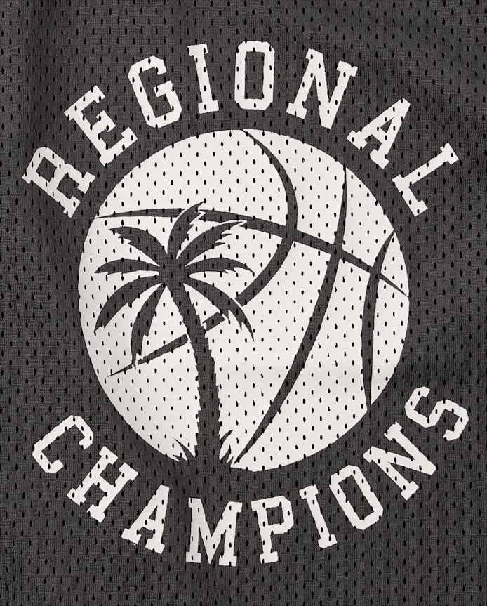 Kids Quick Dry Varsity Mesh Basketball Tank Top