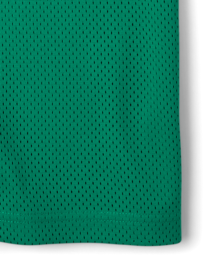 Boys Quick Dry Varsity Mesh Basketball Tank Top