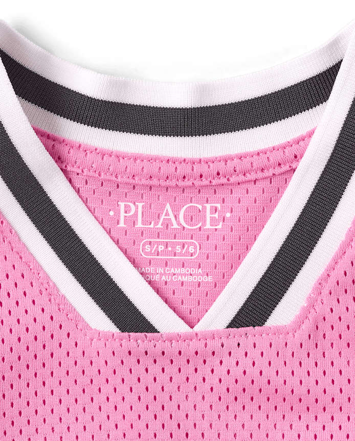 Kids Quick Dry Varsity Mesh Basketball Tank Top