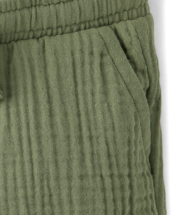 Boys Gauze Pull On Shorts