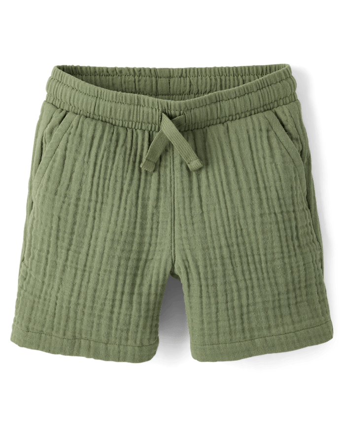 Boys Gauze Pull On Shorts
