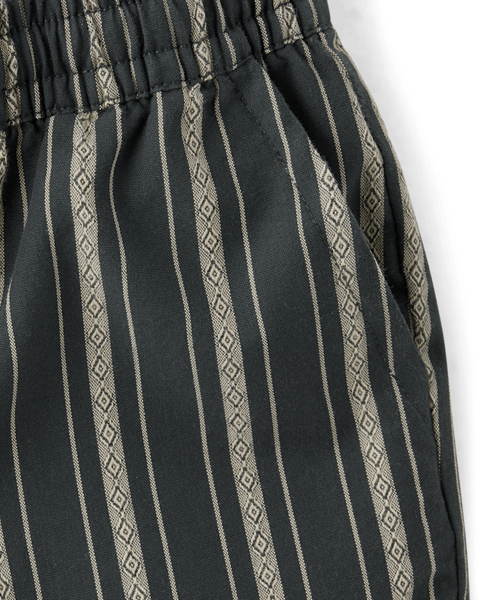 Boys Embroidered Pull On Shorts