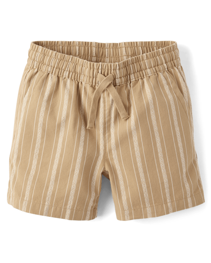 Boys Embroidered Pull On Shorts