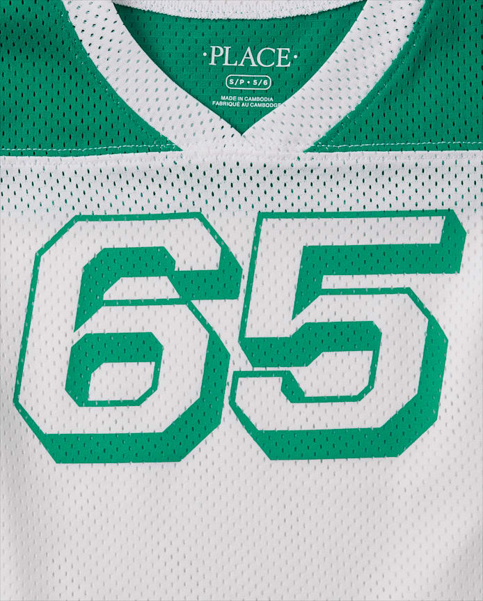 Kids Quick Dry Varsity Mesh Football Jersey