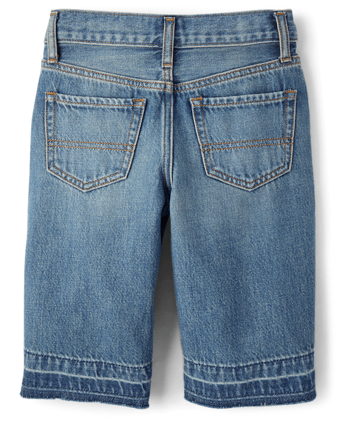 Kids Ripped Hem Jorts