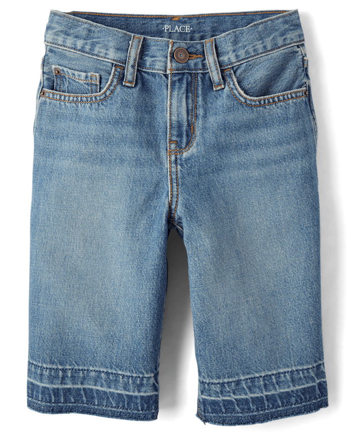 Kids Ripped Hem Jorts