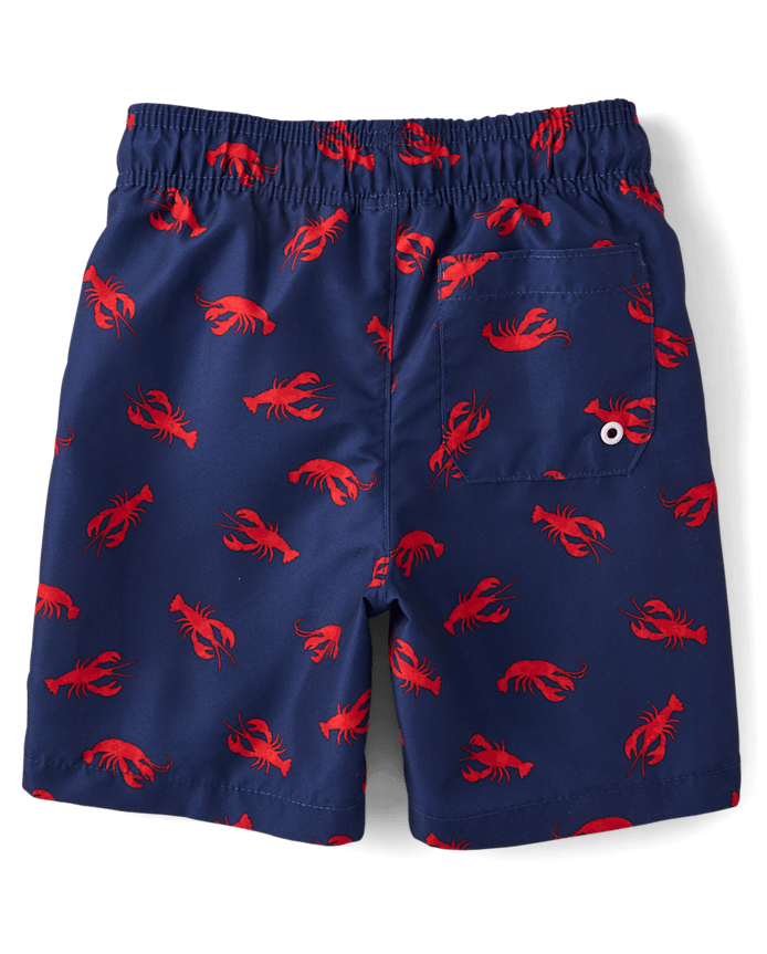 Boys Lobster Rashguard Swimsuit