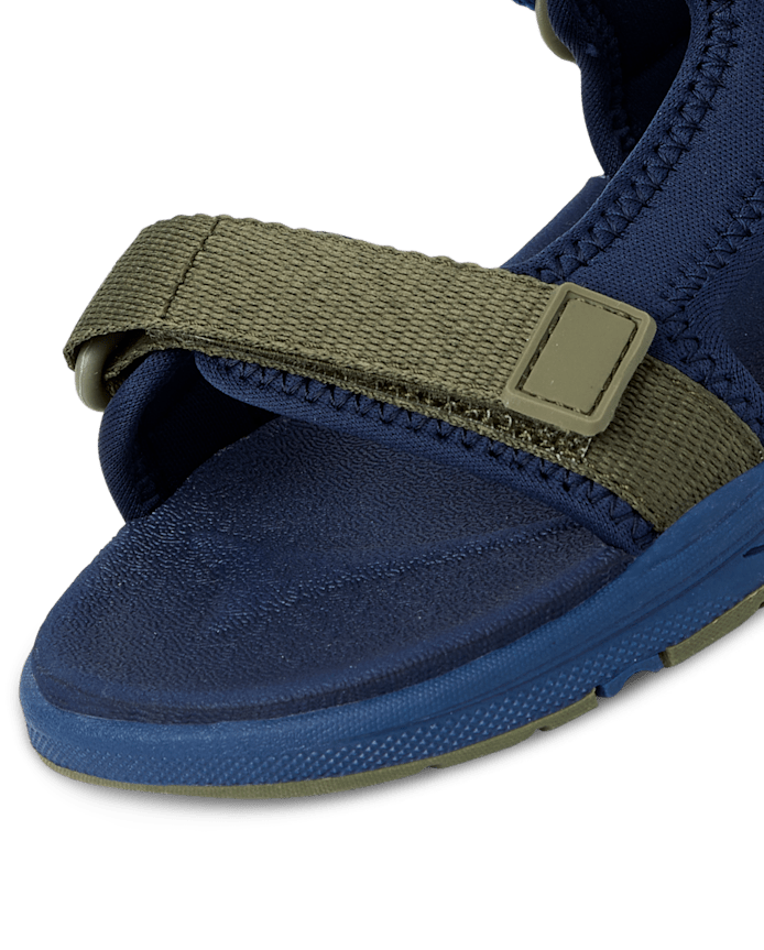 Boys Colorblock Webbed Sandals