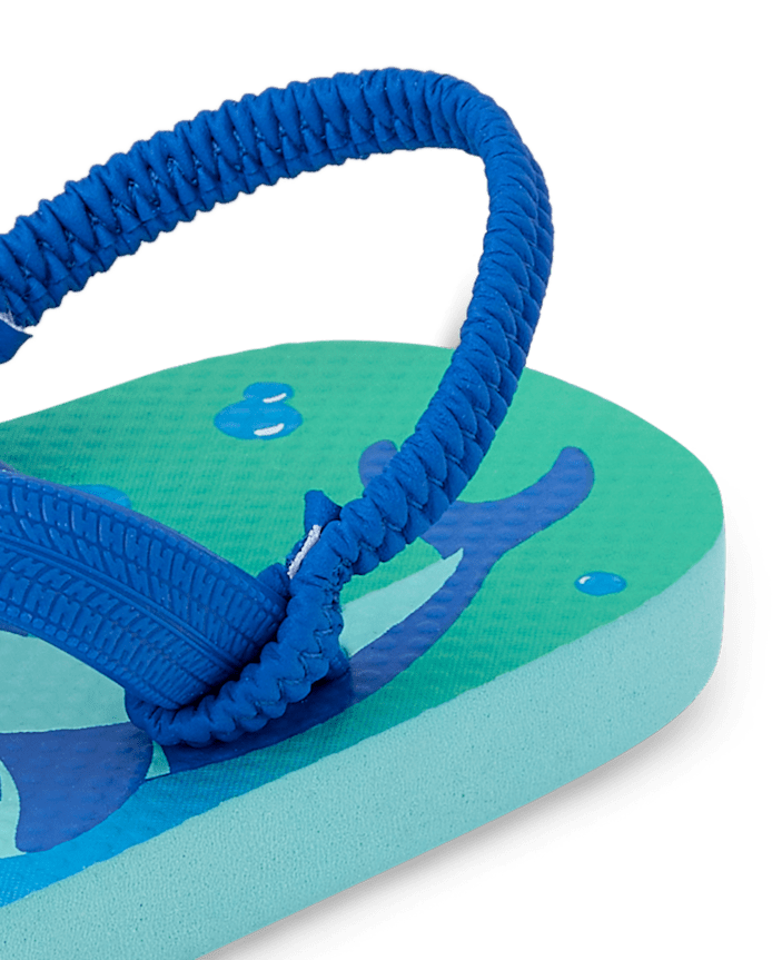 Toddler Boys Shark Flip Flops