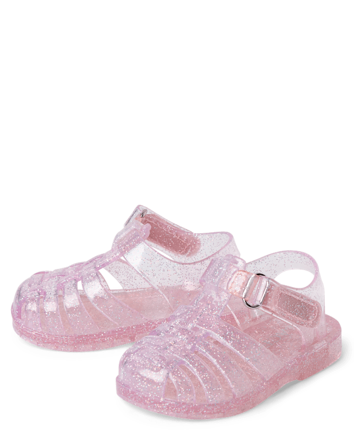 Baby Girls Glitter Jelly Fisherman Sandals