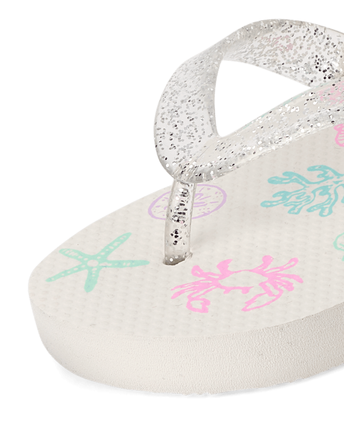 Toddler Girls Seashell Flip Flops