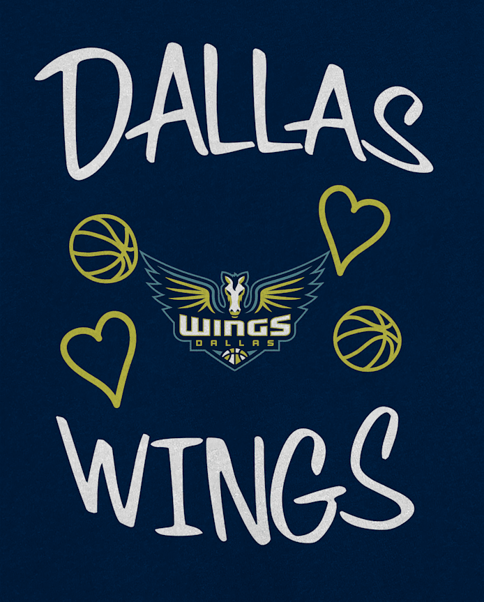 Baby And Toddler Girls WNBA Dallas Wings Graphic Tee