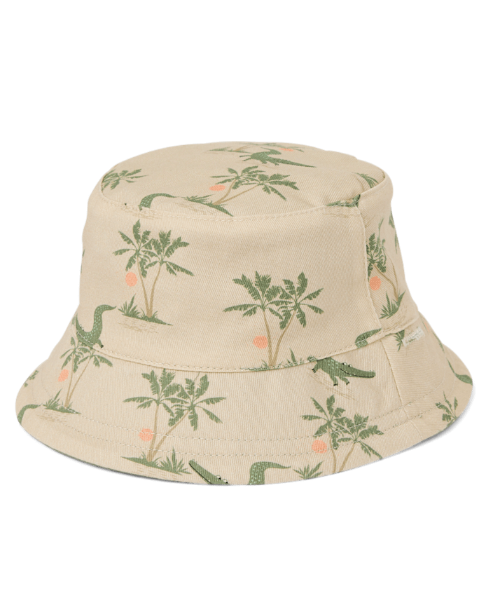 Baby Boys Crocodile Reversible Bucket Hat