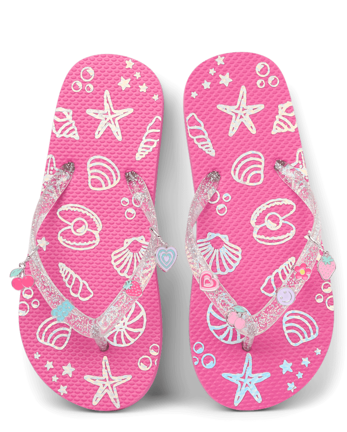 Girls Fruit Sandal Charm 9-Pack