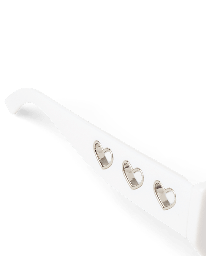 Girls Heart Cut Out Sunglasses