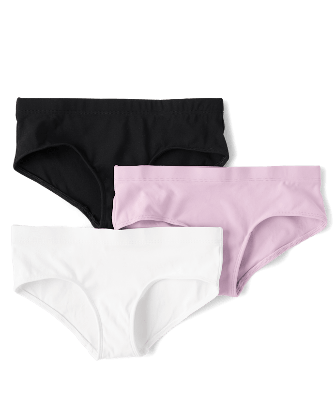 Girls Quick Dry Hipster Underwear 3-Pack