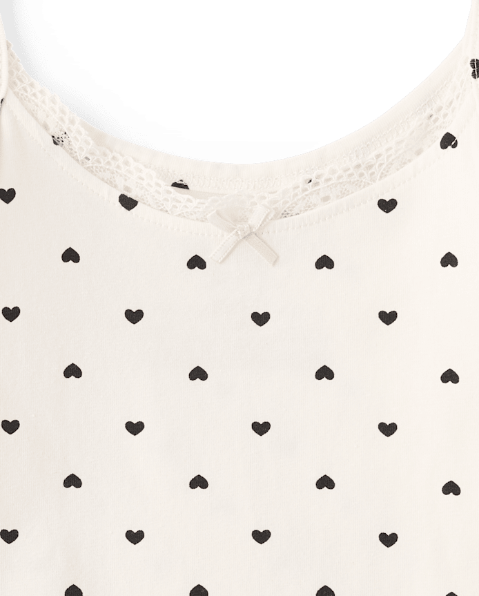 Girls Heart Cami 2-Pack